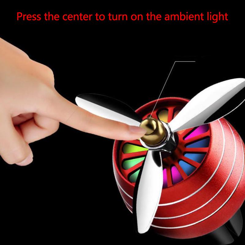 Car Aroma Diffuser Simulation Propeller Engine Decoration Accessories Air Conditioning Outlet Plug-in
