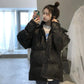 Winter Women's Mid-length Hooded Hand Stuffed Cotton Thick Warm Jacket Women Korean Loose Cotton Coat