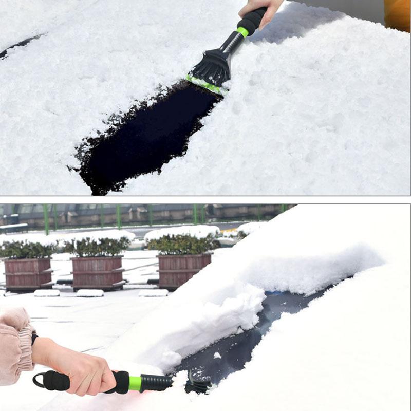 Automobile Snow Removal Shovel Multifunctional Snow Removal Artifact Glass Defrosting Snow Scraper Deicing Brush Winter Snow Removal Tool