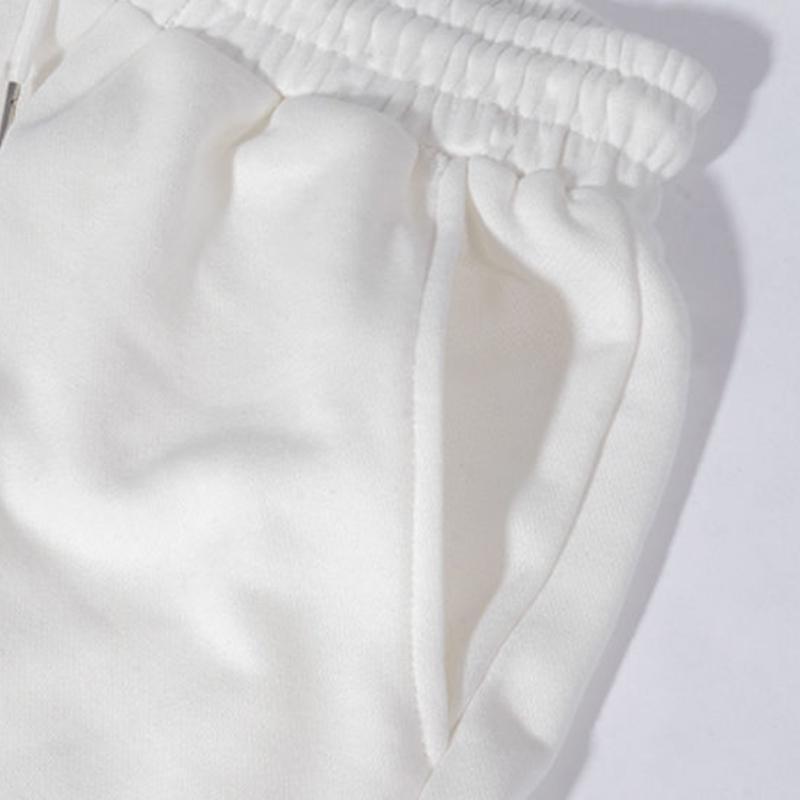 White Sports Pants Women's Summer Beamed Feet Loose Wild Trend Straight Casual Pants High Waist Thin Harem Pants Tide