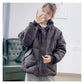 Thick White Duck Down Jacket Ladies Short Stand-up Collar Niche Korean Style