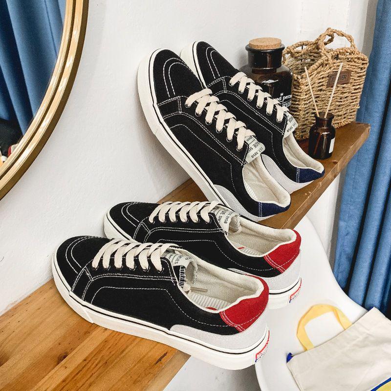 Canvas Fabric Man Sneakers Shoes Slip Resistance Autumn Luxury Men's Casual Shoes Flats Male Vulcanize Shoes Men