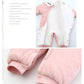 NEWBORN BABY BODYSUIT Autumn and Winter Out Male Spring and Autumn Pure Cotton with Cotton Princess Newborn Female Baby Ha Yi Climbing Suit