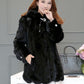 Autumn and Winter Mid-length Slim Coat Fashion Simple Casual Jacket Pure Color Hooded Female Jacket