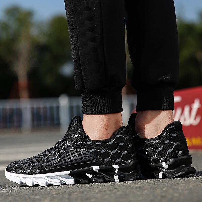 Men's Fashion Printed Sports Running Shoes Breathable Outdoor Casual Shoes Plus Size 39-47