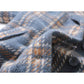 Women's Coats and Jackets 2019 Fashion Women's Plaid Double-Breasted Woolen Coat Ladies Overcoat