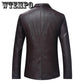 Arrival Leather Jackets Men's Jacket Outwear Men's Coats P U Jacket Coat