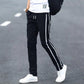 Spring Summer Casual Pants Men's Loose Youth Sports Pants All-match Trousers Solid Color Stripes Pencil Pants