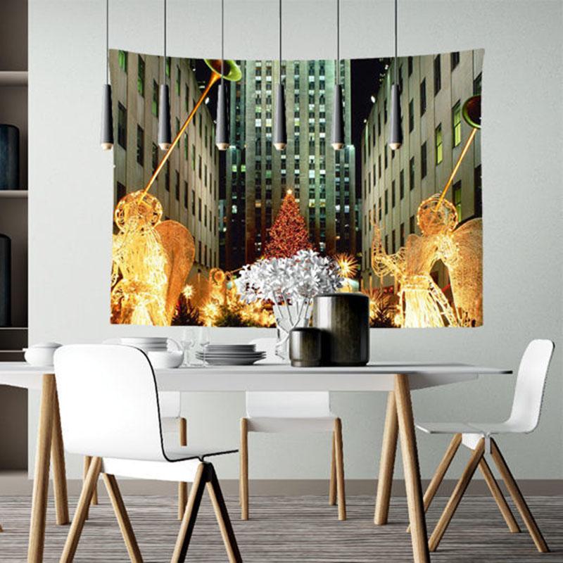 Christmas Tree Tapestry Bedroom Dormitory Wall Decoration Simple Wall Tapestry