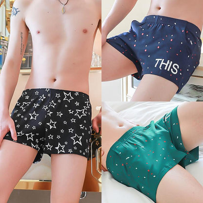 Men's Underwear Men's Adult Men's Underwear Men's Boxer Shorts Cotton Shorts Loose Large Size