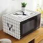 Microwave Oven Cover Dust Cover Oil-proof Thickened Splash-proof Oven Cover Cloth Universal Waterproof Cover Towel Household Dust-proof Cloth