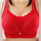 Thin Comfortable Full Cup No Steel Ring Adjustment Anti-sagging Gathering Non-magnetic Underwear Ladies Shaping Breathable Sexy Bra