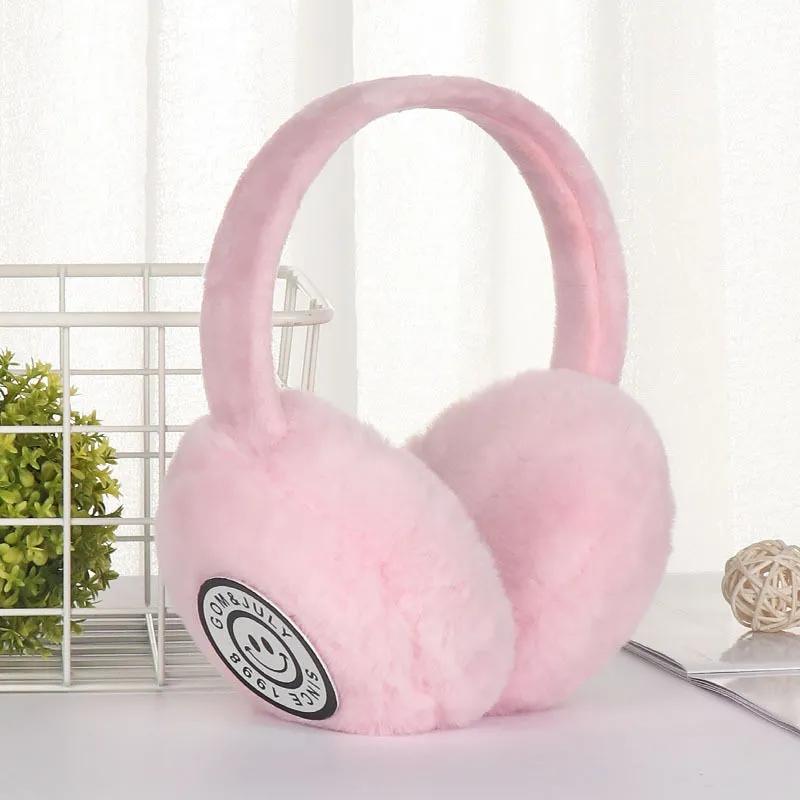 Women's Winter Earmuffs Ear Warmers Cute Plush Thick Ear Pad Cover Cold-proof Earflap Back-worn Warm Earlap Labelling Soft Ear Cap