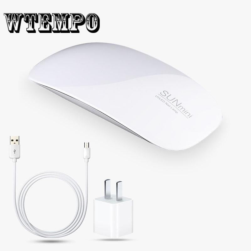 6W Mini Portable Nail Lamp Led Phototherapy USB Machine Nail Polish Glue Baking Lamp for Curing Nail