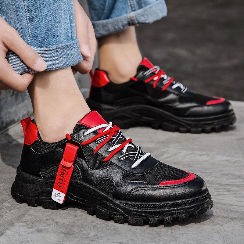Spring Men's Sneakers Korean Style Trendy Casual Men's Sneakers All-match Breathable Shoes