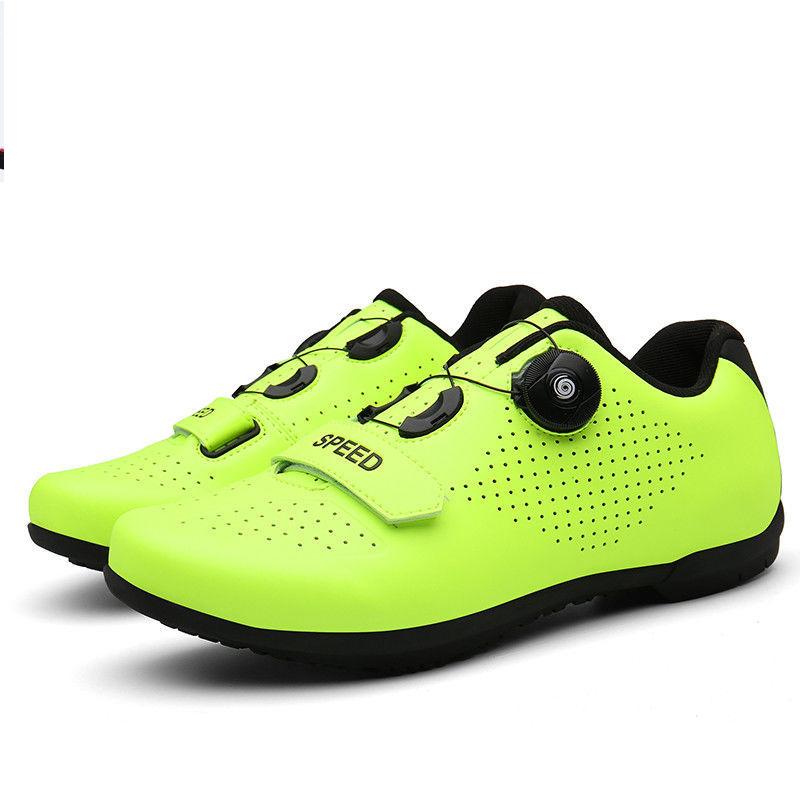 Men's and Women's Cycling Shoes Road Bike Lockless Cycling Shoes Hard-soled Men's Mountain Bike Bicycle Professional Power-assisted Cycling Shoes