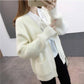 Cardigan Sweaters Women Autumn Winter Fashion Long Sleeve Knitted Sweaters Loose Cardigan Coat