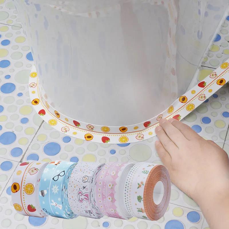 Kitchen Anti-oil Water-proof Beautiful Seam Stickers for Toilet Seams Mildew-proof and Leak-proof Tape Corner Lines Seam Seals