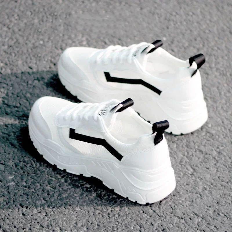 Korean Version All-match Breathable Mesh Soft Sole Women's Shoes Flat Sports Casual Women's Shoes