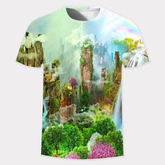 3D Printing Pullover Youth Shirts Casual and Comfortable T-shirt Fashion Personality Short Sleeve Tees Trend Clothing