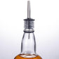 Liquor Pourer Stainless Steel Free Flow Wine Bottle Pour Spout Rubber Stopper Liquid Dispenser Top Beer Bottle Cap Stopper Tap Faucet Bartender Bar To