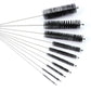 10Pcs/set Household Kitchen Clean Tool White/Black Nozzle Bottle Tube Cleaning Brush Set