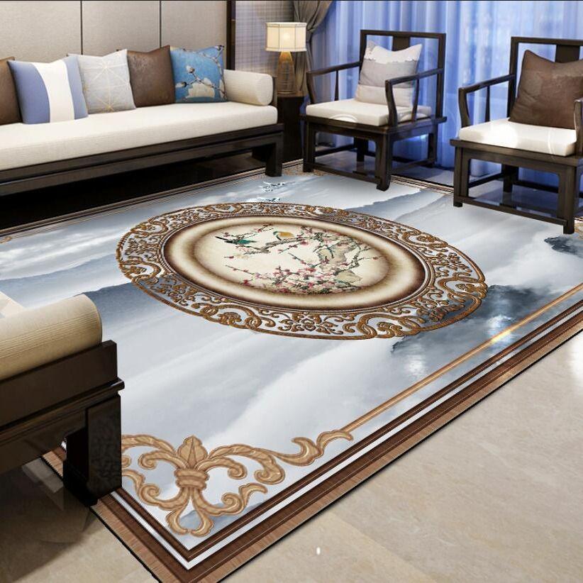Chinese Carpet Living Room Home Decor Bedroom Carpet Sofa Coffee Table Rug Classic Study Room Mat