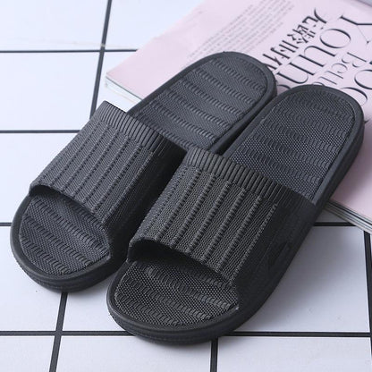 Deodorant Non-slip Slippers Men's Summer Indoor Home Massage Bathroom Casual Sandals and Slippers for Outer Wear