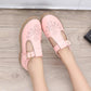 Girl's Soft Soled Hollow Out Breathable Single Shoes Girls' Non Slip Solid Color Princess Shoes