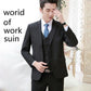 Five-piece Suit Suit Male Young and Middle-aged Business Professional Formal Wear Large Size Suit Loose Casual Men's Wedding Dress Best Man Suit