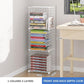 3/5 Layers Simple Bookshelf Shoe Rack Floor Table Desktop Shelf Wrought Iron Student Desk Storage Shelf Closet Shelves Organizer Shoe Racks