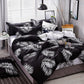 3pcs Suit Pillow Case Bed Linen Set Red Rose Heart Bedding Cover flower Duvet Cover