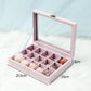 Jewelry Storage Box Dust-proof Transparent Large-capacity Hand Jewelry Stud Necklace Portable Exquisite Display Jewelry Box