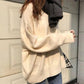 Autumn Winter Pullover Solid Color Sweater Female Students Loose Bottoming Shirt Sweaters