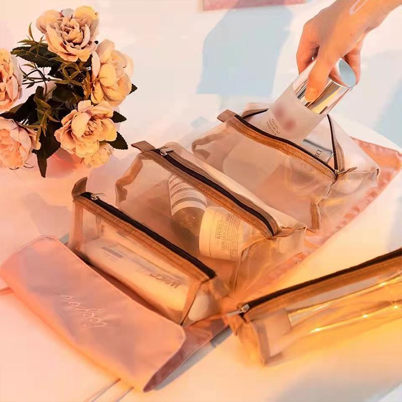Portable Makeup Bag Large Storage Bag Folding Travel Toiletries Bag Sorting Storage Bag Makeup Bag Organizer