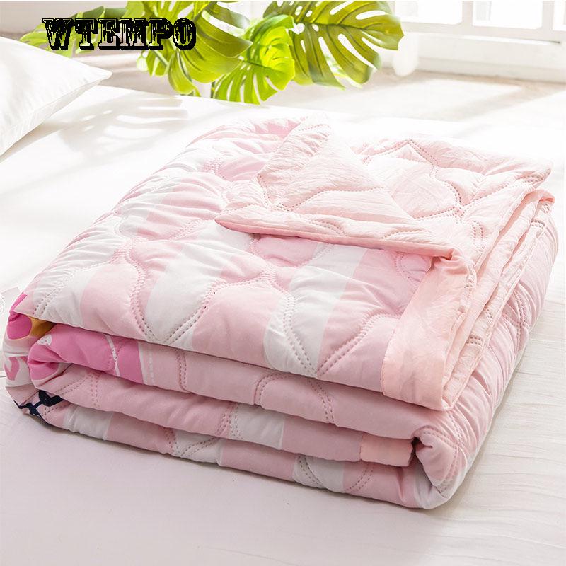 WTEMPO Comfortable Air Conditioning Is Replaced By Cartoon Summer Cool Thin Quilt Summer Quilt Core