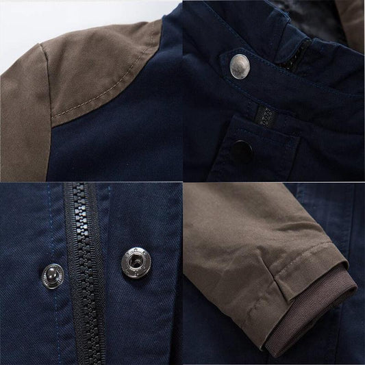 Autumn Mens Bomber Jackets Casual Male Outwear Fleece Thick Warm Windbreaker Jacket Mens Military