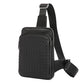 Chest Bag Men Waterproof Large Capacity Woven Crossbody Bag Outdoor Leisure Sports Shoulder Bag