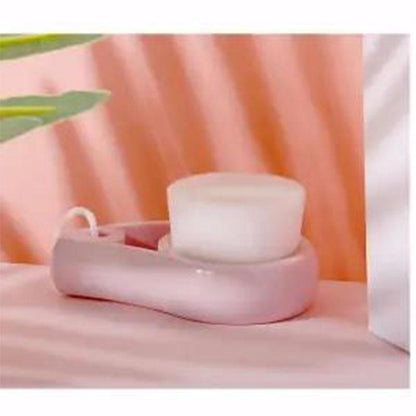Silicone Facial Cleansing Brush Manual Double-sided Facial Deep Cleansing Skin Brush Soft Hair Cleansing Massage Brush Vibrato Artifact