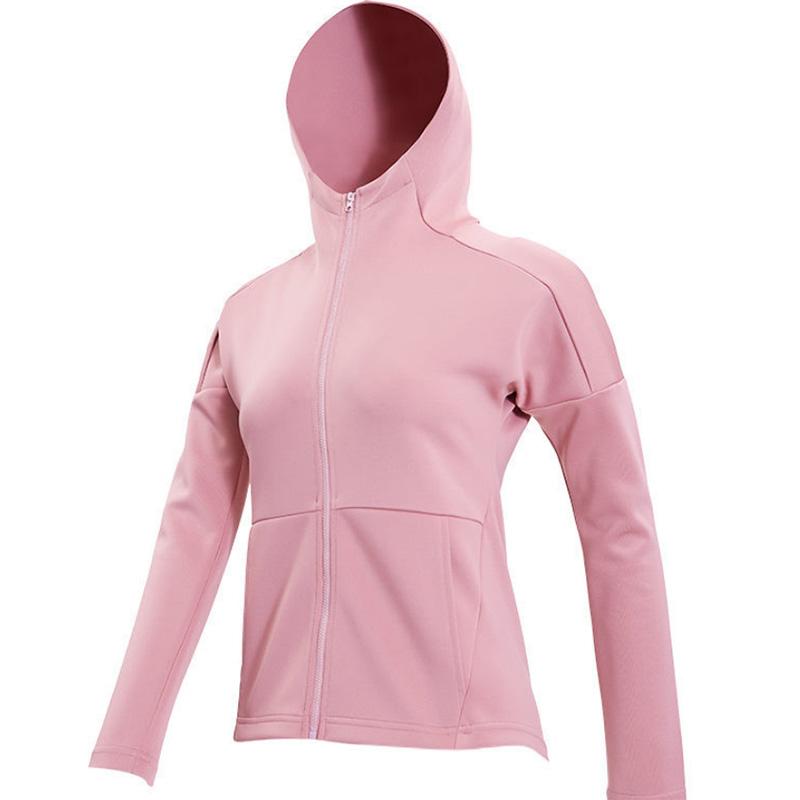 Hooded Sports Jacket Women's Loose and Thin Quick-drying Fitness Tops Running Training Yoga Clothes Long Sleeves