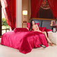 Sleeping Four-piece Pure Color Household Duvet Cover Sheet Student 4-piece Dormitory Bedding