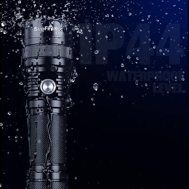 L6-S Strong Light Flashlight Rechargeable Ultra-bright Long-range LED Multi-function Outdoor Special Forces 5000