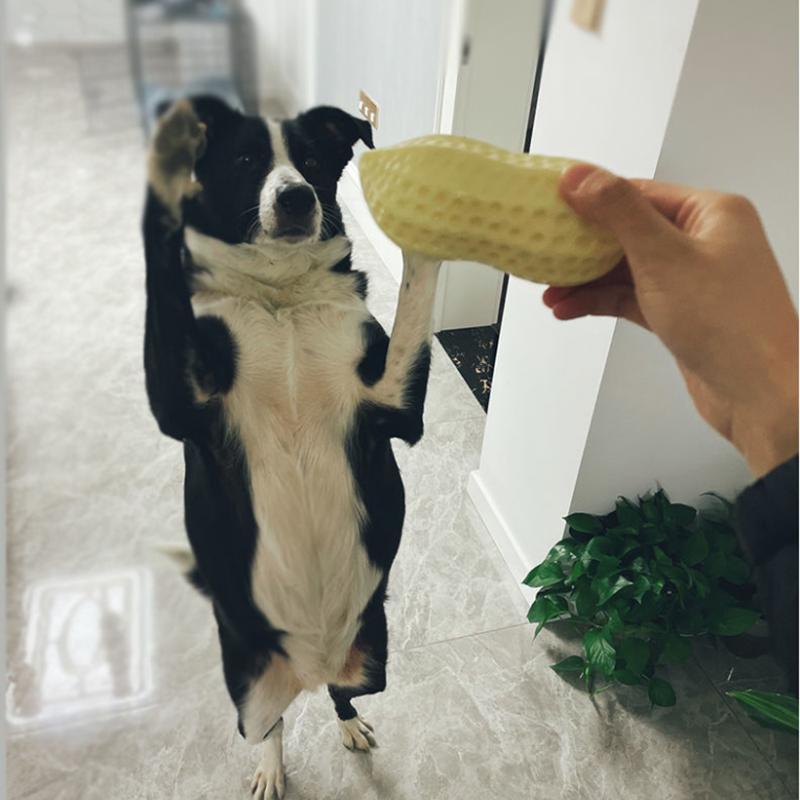Dog Toys Bite Resistant Molar Teeth Cleaning Vocal Peanuts Medium-sized Dogs Anti-boring Artifacts for Large Dogs Funny Dog Balls Chewing Toys