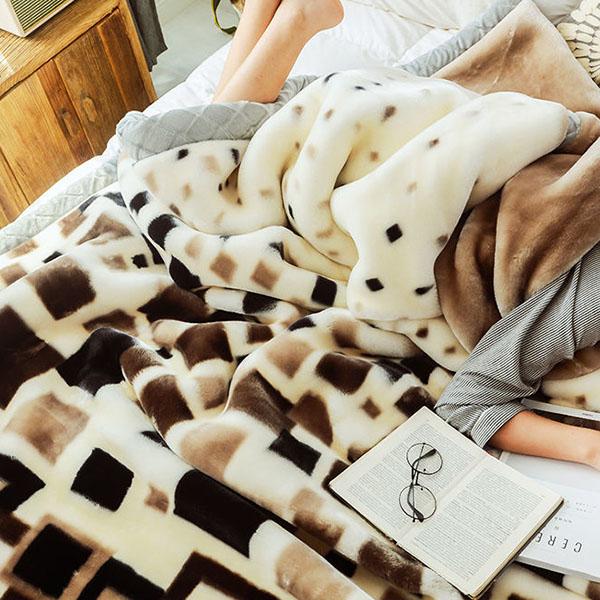 Warm Winter Double Blanket Bedding Thickened Sofa Chair Blanket