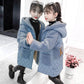 Fashion Children Winter Jacket Russia Winter Fur Fleece Jacket for Girls Kids Cotton Outerwears
