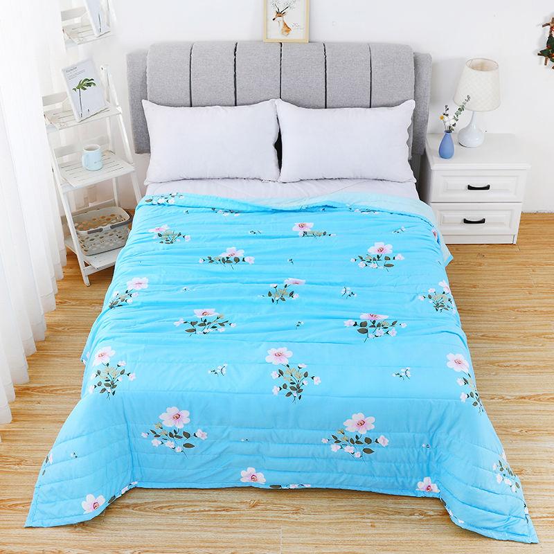 Skin Friendly Summer Cool Quilt Double Air-conditioning Quilt Washed Cotton Quilt Student Single Summer Dormitory Quilt