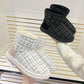 Anti-ski Boots Women Winter Plus Velvet Thick Warm Cotton Shoes Short Short Boots Women
