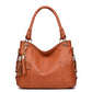Trendy wild Woman bag Leather bag Big capacity European and American style Shoulder Handbag