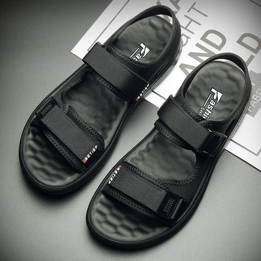 Summer Men's Beach Shoes Outdoor Non-slip Waterproof Sandals Lightweight Breathable Soft-soled Sandals