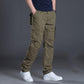 Autumn Storm Pants Men's Loose Cotton Sports Pants Outdoor Straight Pants Multi-pocket Large Size Casual Pants Work Pants